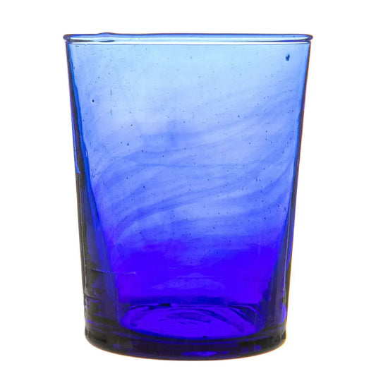 Nicola Spring Meknes Recycled Tumbler Glass Blue - PABOOM