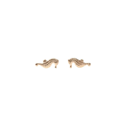 Gold Seahorse Studs - PABOOM