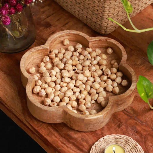 Rosha Living Inc - Daisy Wooden Tray