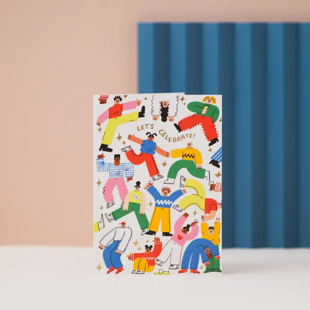 Let's Celebrate Card - PABOOM