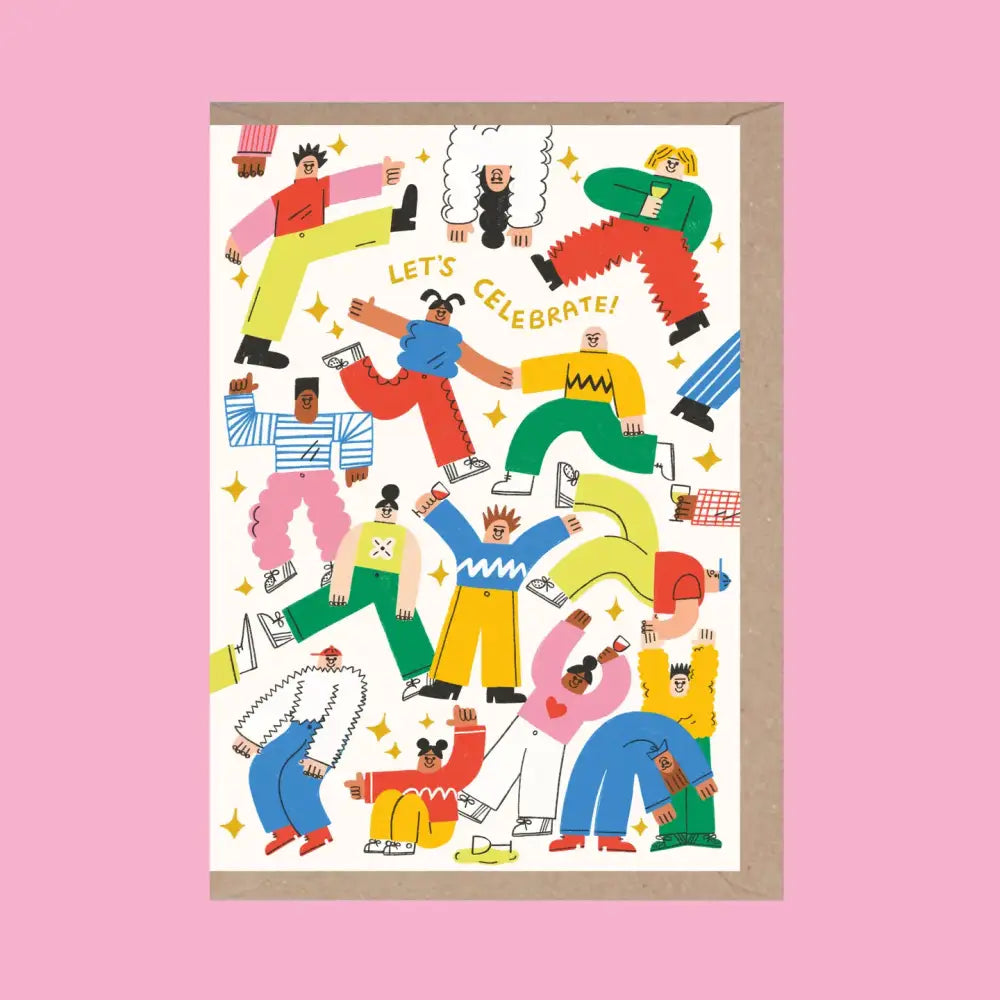 Let's Celebrate Card - PABOOM