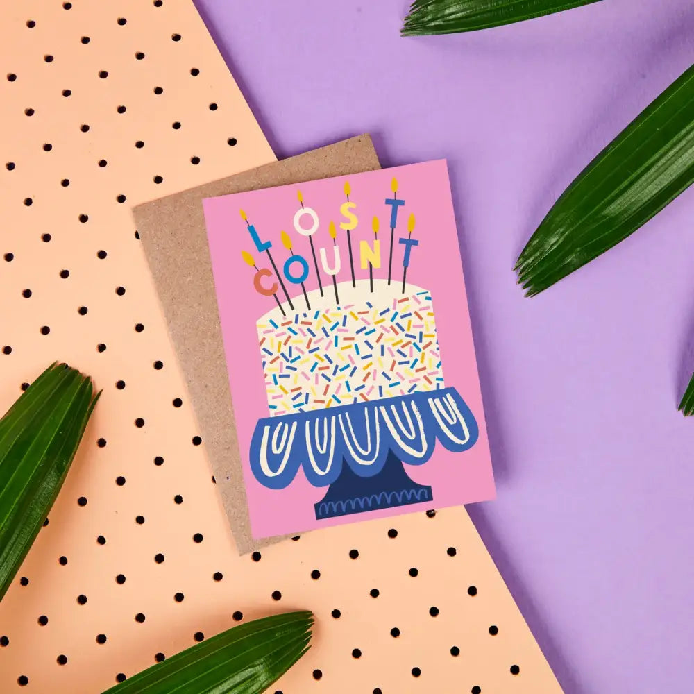 Lost Count Birthday Card - PABOOM