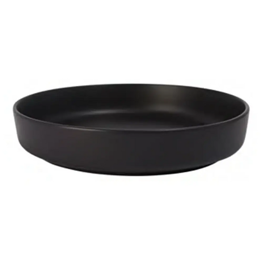 Lisbon Stoneware Dinner Bowl - Black
