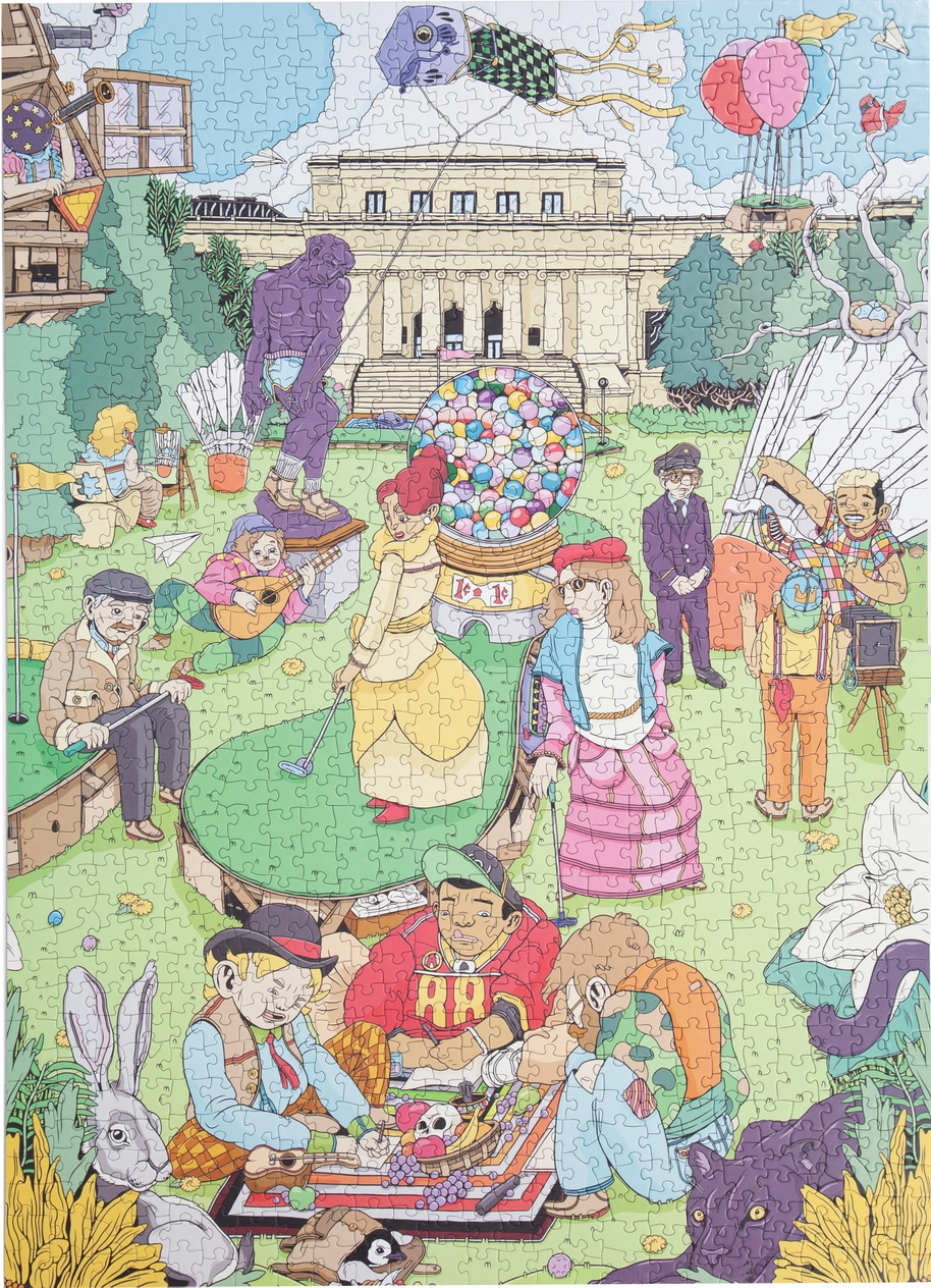 Copper Malin Lawn Art 1000pc Puzzle