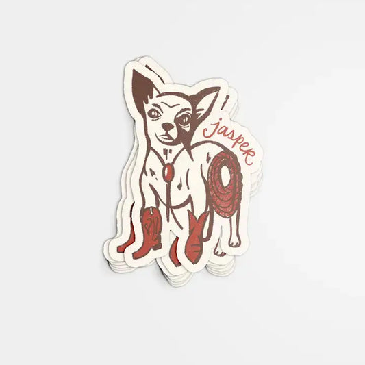 Jasper Western Cat Sticker - PABOOM