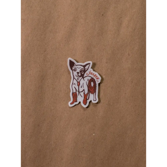Jasper Western Cat Sticker - PABOOM