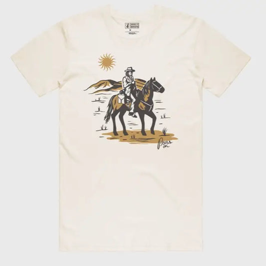 Press On Western Tee - PABOOM