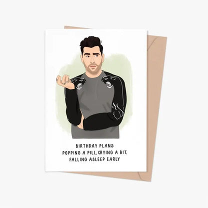 David Rose Schitt's Creek Birthday Card - PABOOM