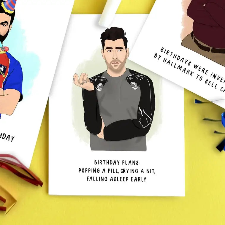 David Rose Schitt's Creek Birthday Card - PABOOM