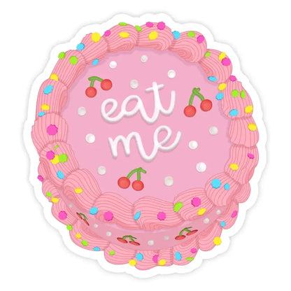Eat Me Cake Sticker - PABOOM