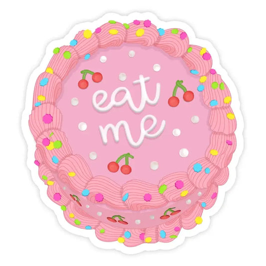 Eat Me Cake Sticker - PABOOM