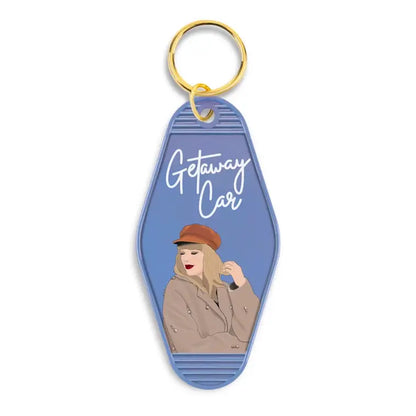 Taylor Swift Getaway Car Motel Keychain - PABOOM