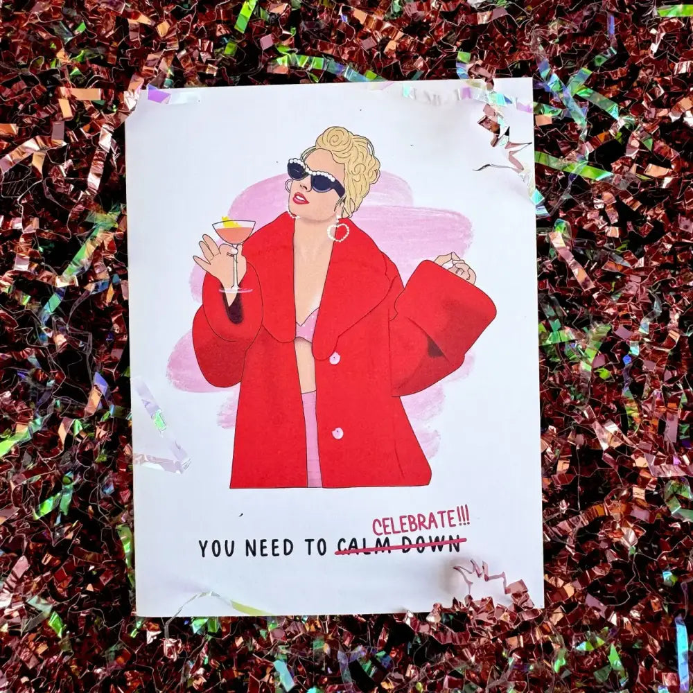 Taylor Swift You Need to Celebrate Card - PABOOM