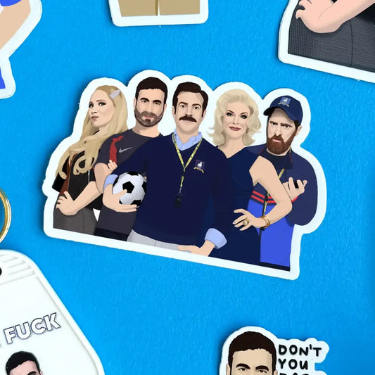 Ted Lasso Cast Sticker - PABOOM