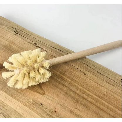 Smile Boutiques - Plastic Free Toilet Brush - Natural Sisal Bristle & Stand