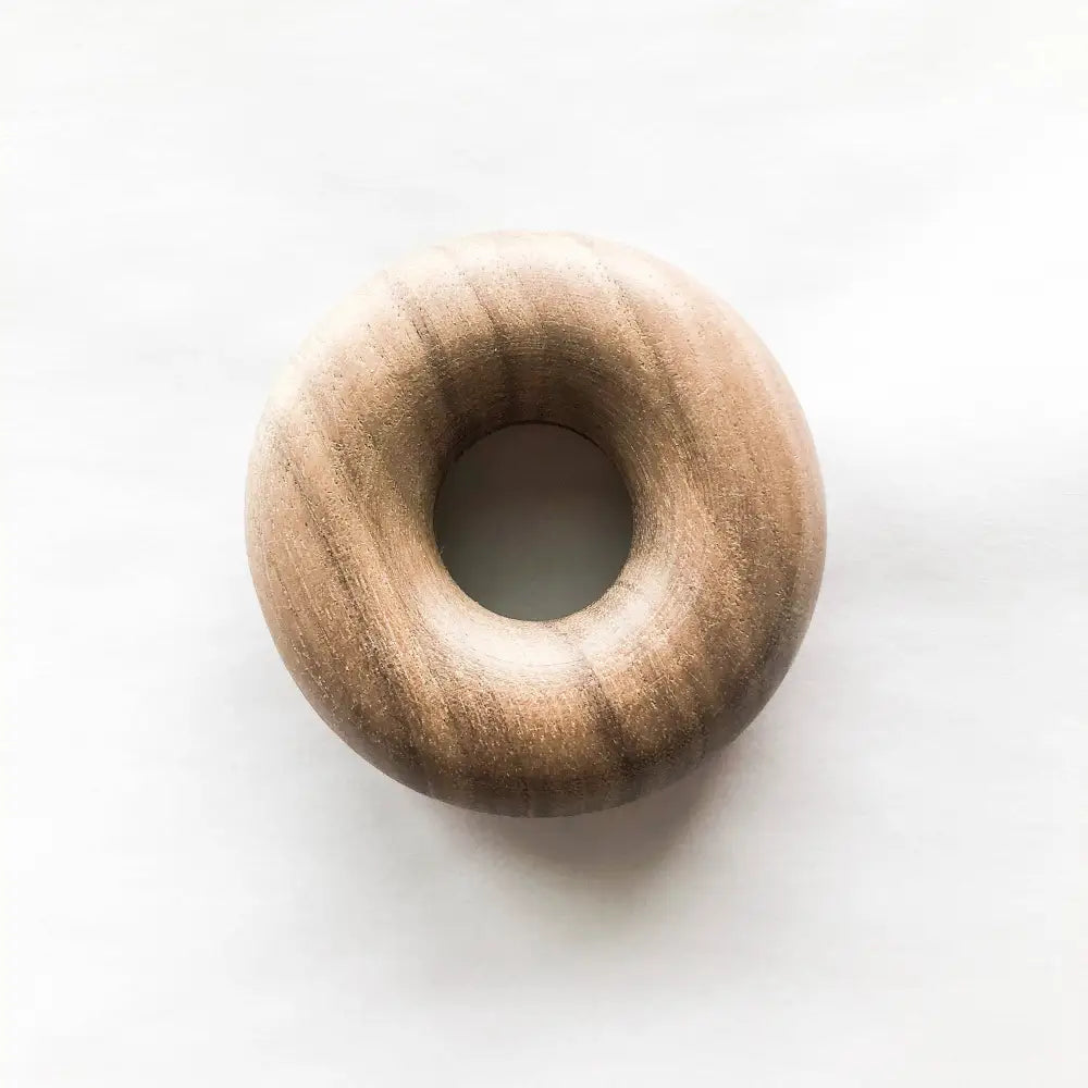 Smile Boutiques - Wooden Donut Bag Clips - Eco Friendly Plastic Free Walnut