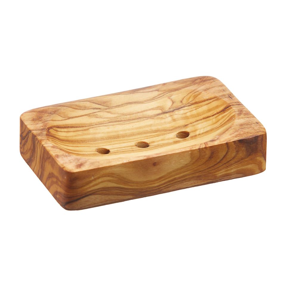 Olive Wood Soap Dish Rectangle