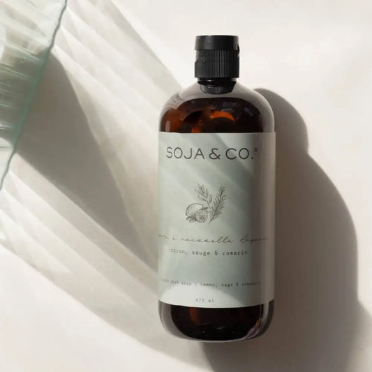 SOJA&CO.® - Liquid Dish Soap | Lemon Sage & Rosemary