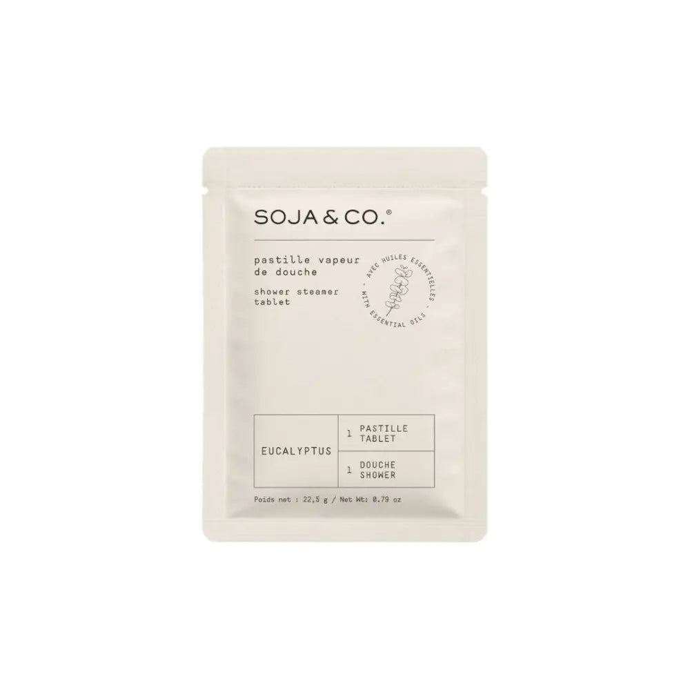 SOJA&CO.® - Shower Steamer Tablet (single pouch) | Eucalyptus 1 unité