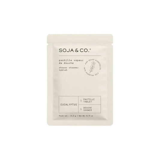 SOJA&CO.® - Shower Steamer Tablet (single pouch) | Eucalyptus 1 unité