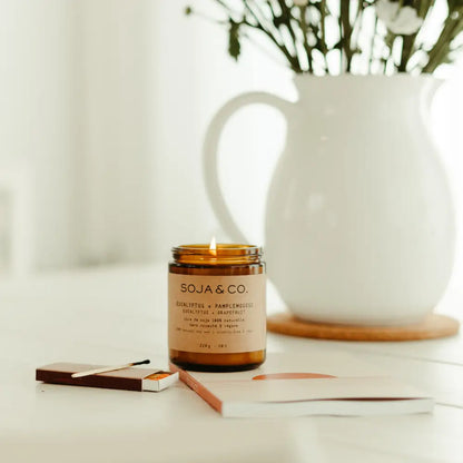 SOJA&CO Soy Wax Candle - Pine + Cedar Bark