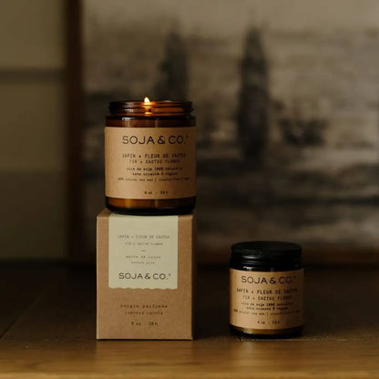 SOJA&CO Soy Wax Candle - Amber + Oak