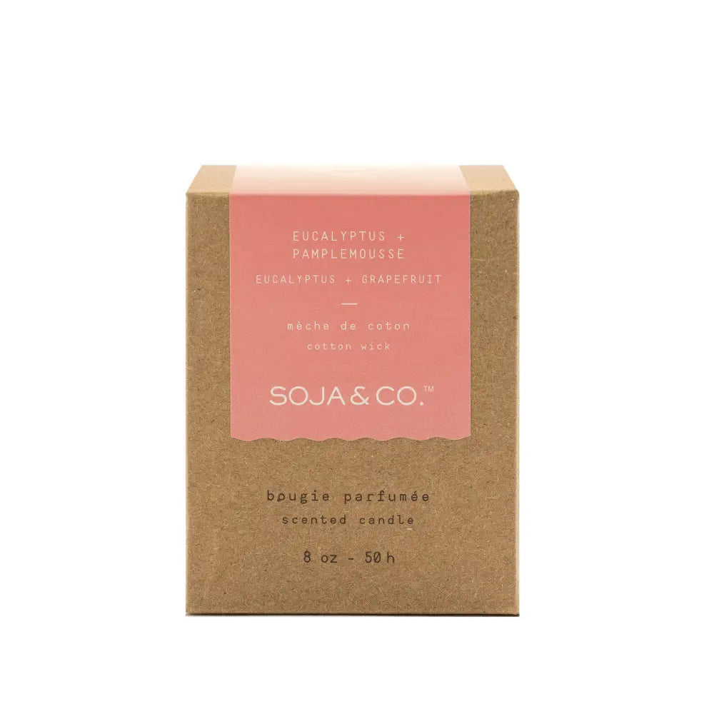 SOJA&CO Soy Wax Candle - Tangerine + Sandlewood + Amber