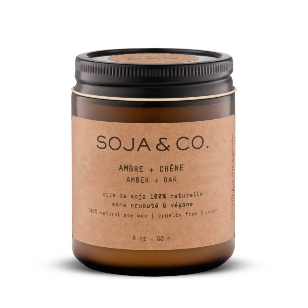 SOJA&CO.® - SOJA&CO Soy Wax Candle Amber + Oak