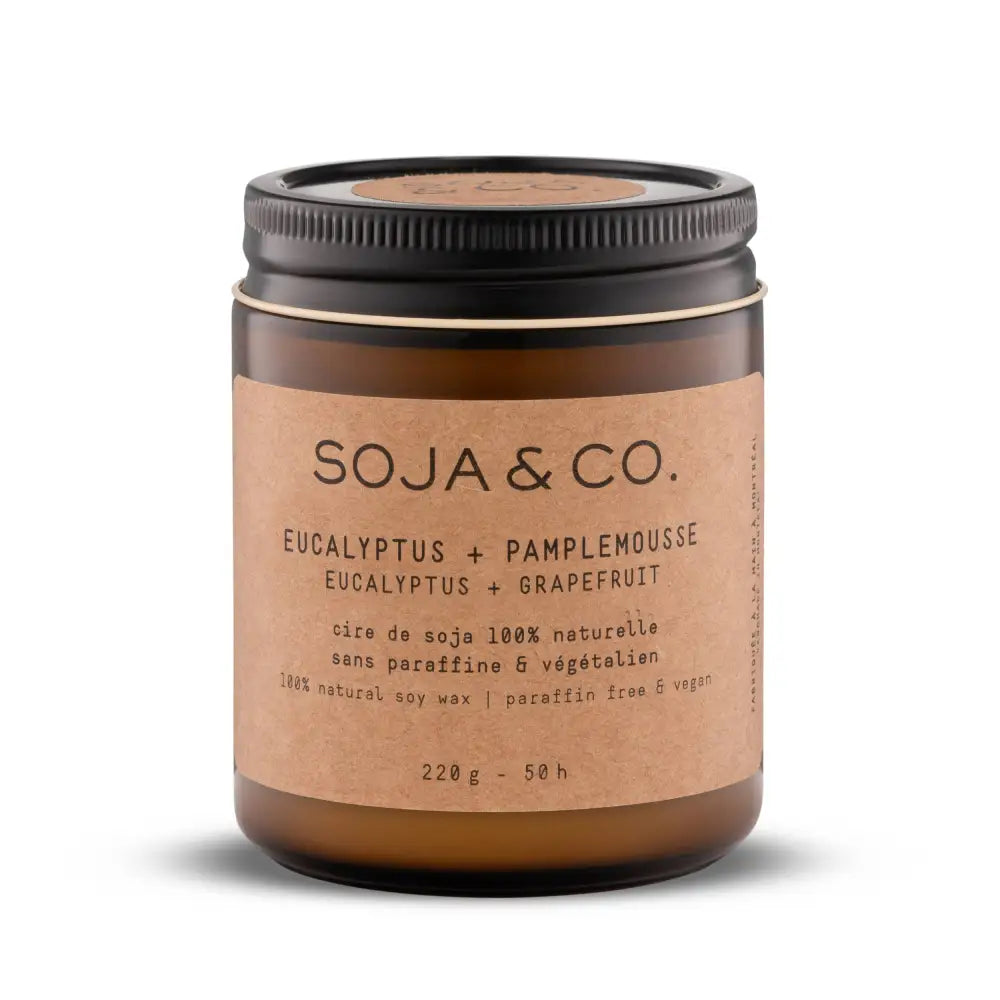 SOJA & CO. Soy Wax Candle - Eucalyptus + Mint + Rosemary