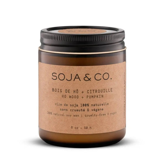 SOJA & CO. Soy Wax Candle - Hô Wood + Pumpkin
