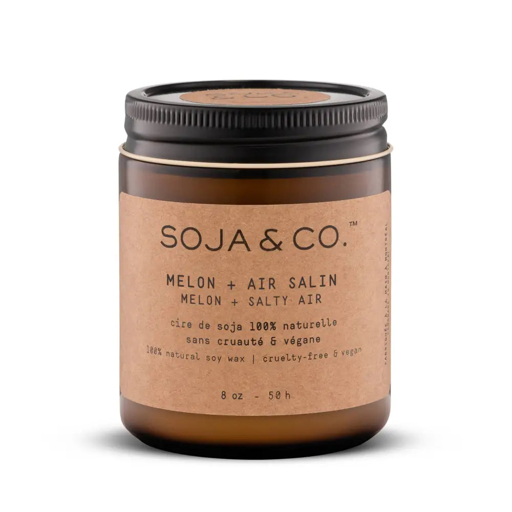 SOJA&CO Soy Wax Candle - Amber + Oak