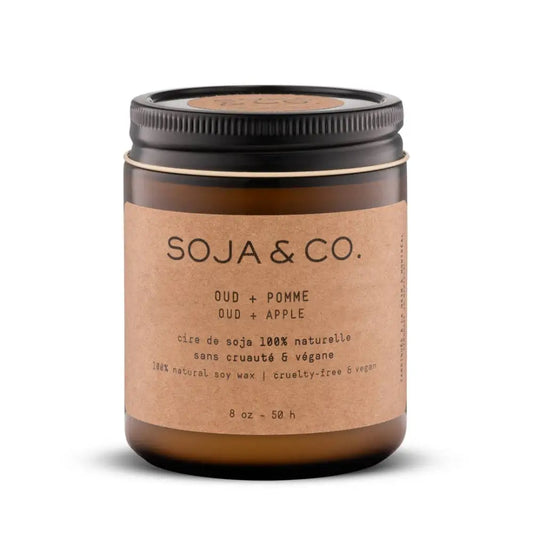 SOJA & CO. Soy Wax Candle - Oud + Apple