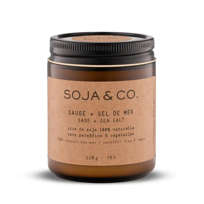SOJA&CO.® - SOJA&CO Soy Wax Candle Sage + Sea Salt