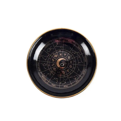 Something Different Wholesale - Astrology Wheel Incense Holder Plate