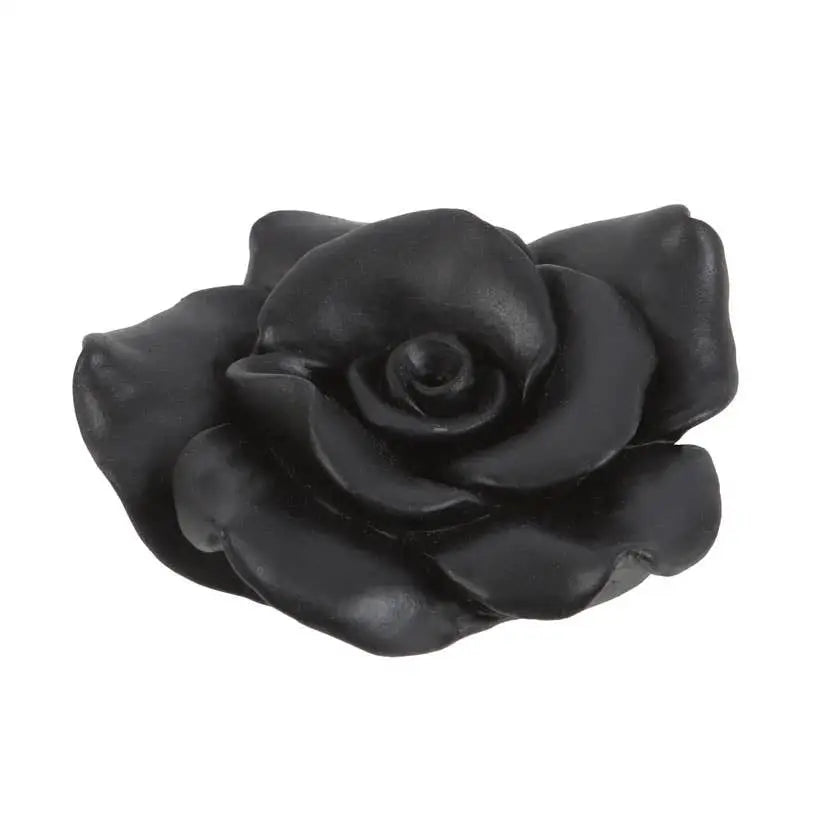 Something Different Wholesale - Black Rose Resin Incense Stick Holder