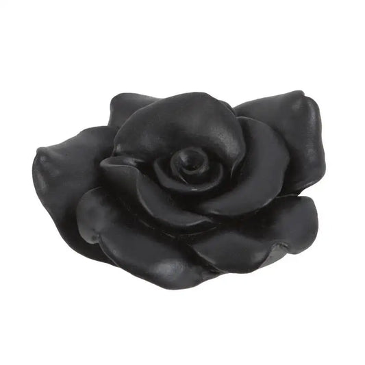 Something Different Wholesale - Black Rose Resin Incense Stick Holder