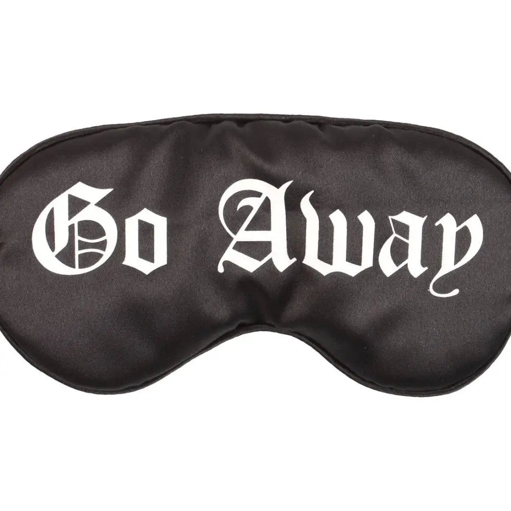 Something Different Wholesale - Go Away Gothic Satin Sleep Mask