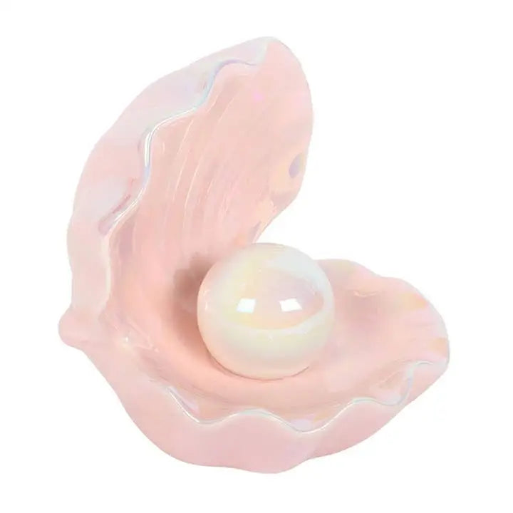 Something Different Wholesale - Iridescent Clam Shell Coastal Trinket Dish