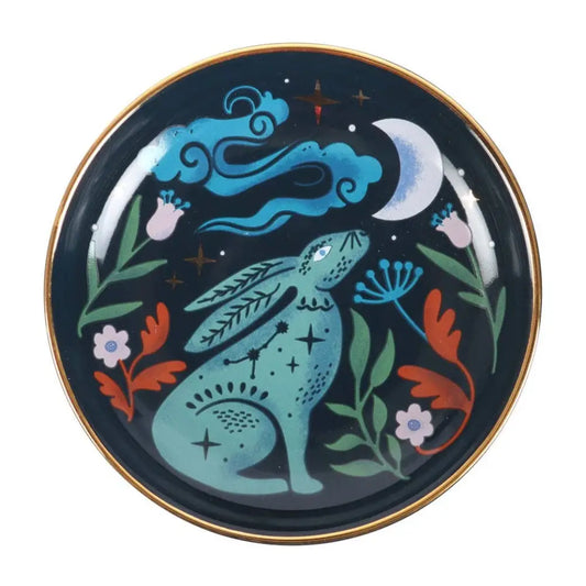 Something Different Wholesale - Mystical Midnight Hare Trinket Dish