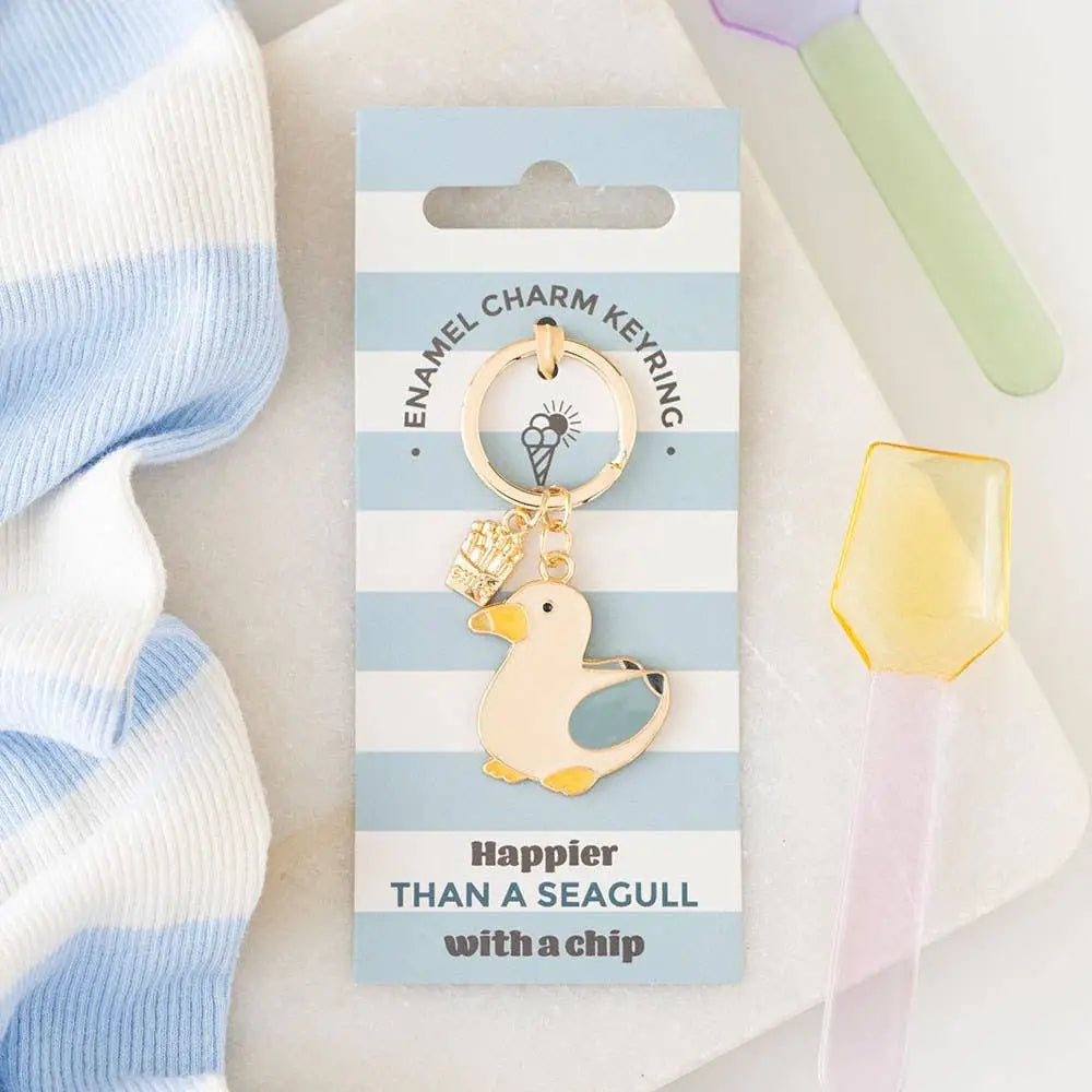 Something Different Wholesale - Seagull and Chips Keyring