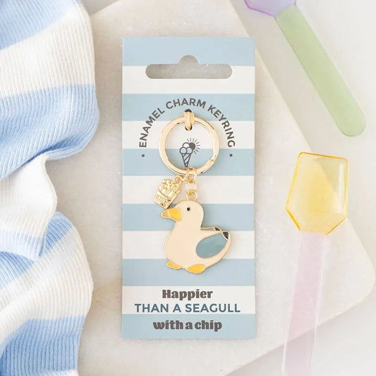 Something Different Wholesale - Seagull and Chips Keyring