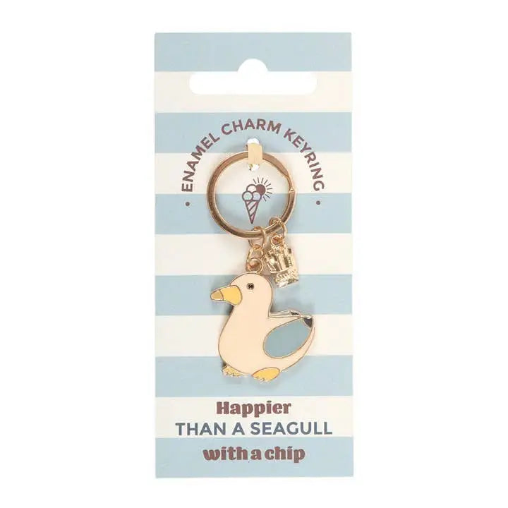 Something Different Wholesale - Seagull and Chips Keyring