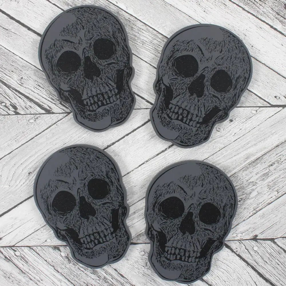Something Different Wholesale - Set Of 4 Skull Coasters