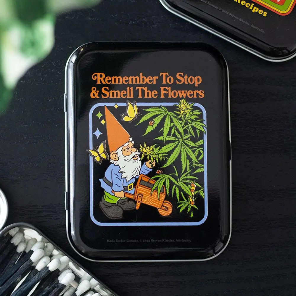 Something Different Wholesale - Smell the Flowers Stash Tin by Steven Rhodes