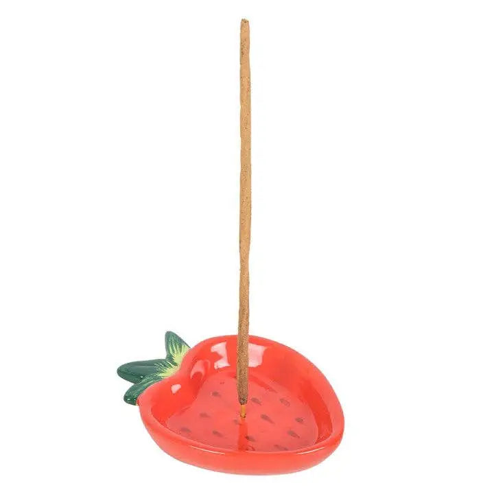 Something Different Wholesale - Strawberry Ceramic Incense Holder Plate