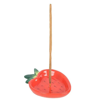 Something Different Wholesale - Strawberry Ceramic Incense Holder Plate
