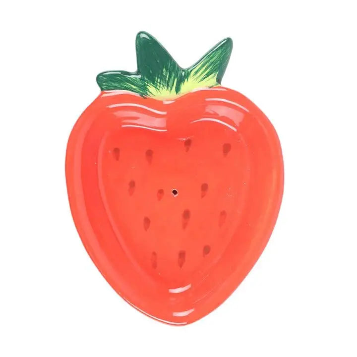 Something Different Wholesale - Strawberry Ceramic Incense Holder Plate