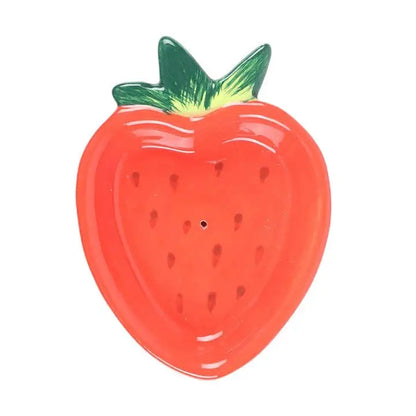 Something Different Wholesale - Strawberry Ceramic Incense Holder Plate