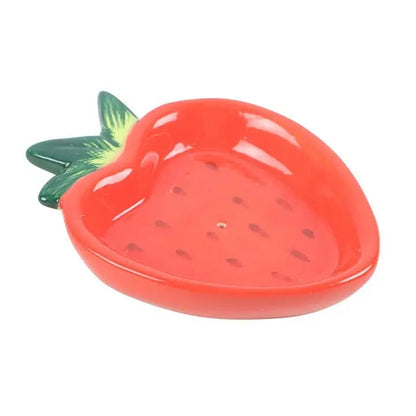 Something Different Wholesale - Strawberry Ceramic Incense Holder Plate