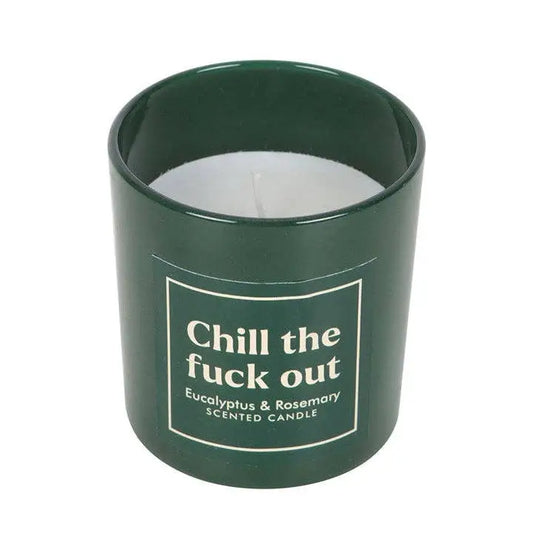 Something Different Wholesale - Sweary Chill Out Eucalyptus & Rosemary Candle